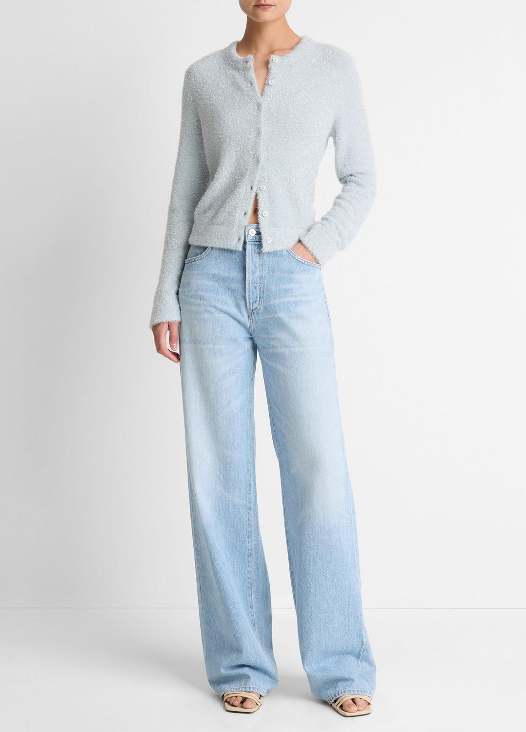 Metallic Eyelash Cardigan in Cardigans | VINCE Women