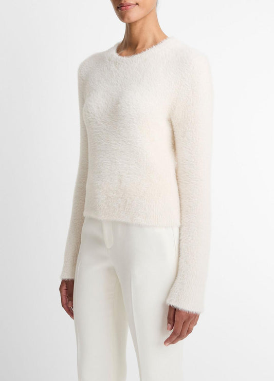 Eyelash Crew Neck Sweater in Crew Neck | VINCE Women