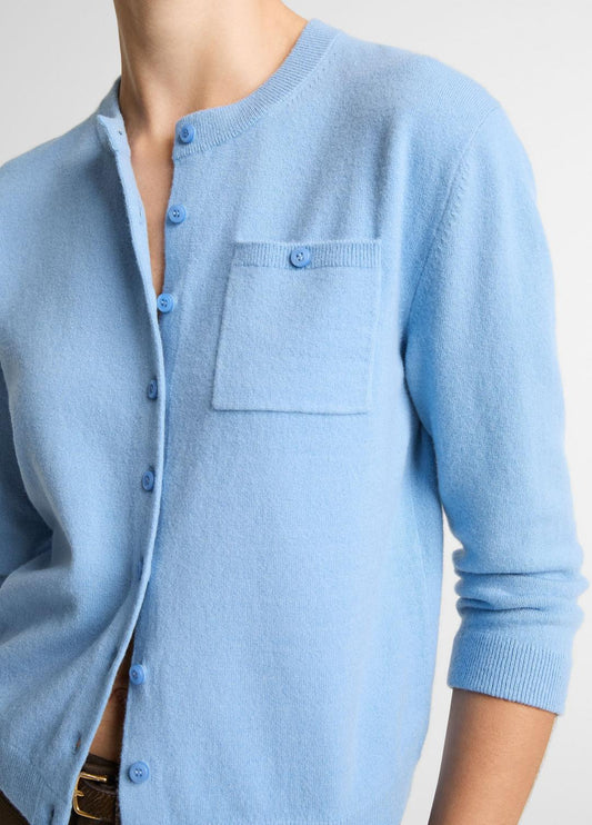 Wool & Cashmere-Blend Pocket Cardigan in Cardigans | VINCE Women
