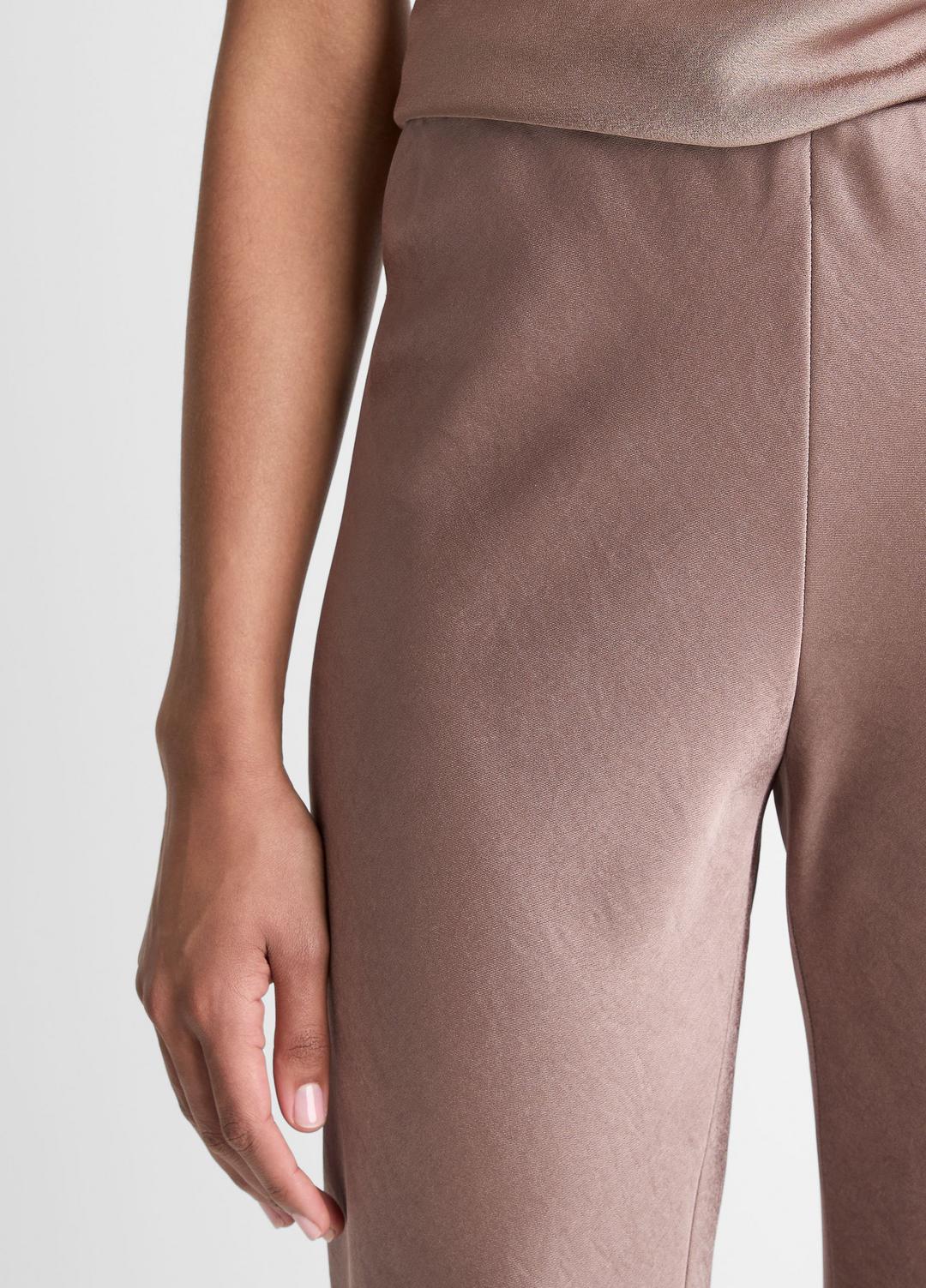 Colette High-Rise Fluid Satin Bias Pant in Trousers | VINCE Women
