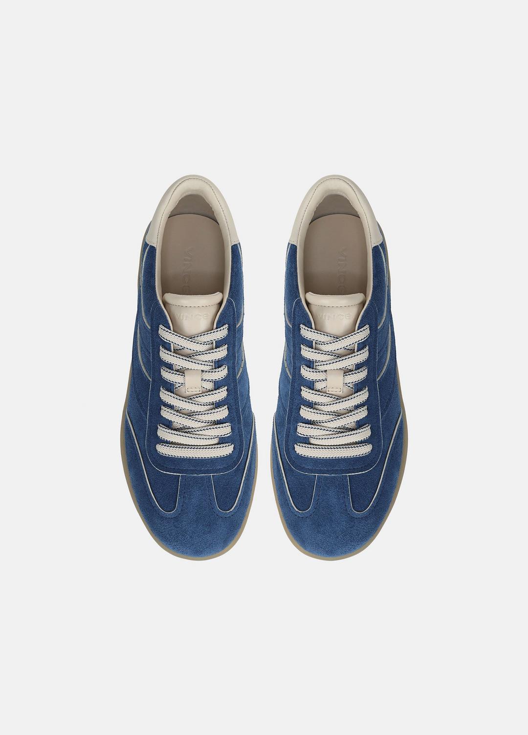 Oasis Contrast-Edge Suede Sneaker in Sneakers | VINCE Women