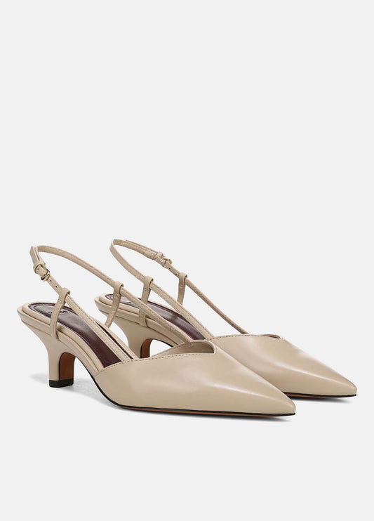 Levvy Leather Slingback Heel in Heels | VINCE Women