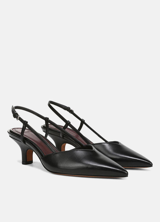 Levvy Leather Slingback Heel in Heels | VINCE Women