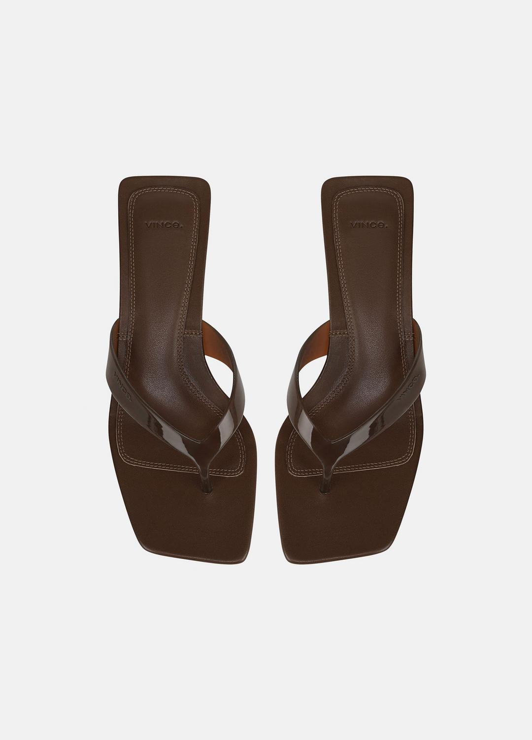 San Juan Jelly Heeled Thong Sandal in Sandals | VINCE Women
