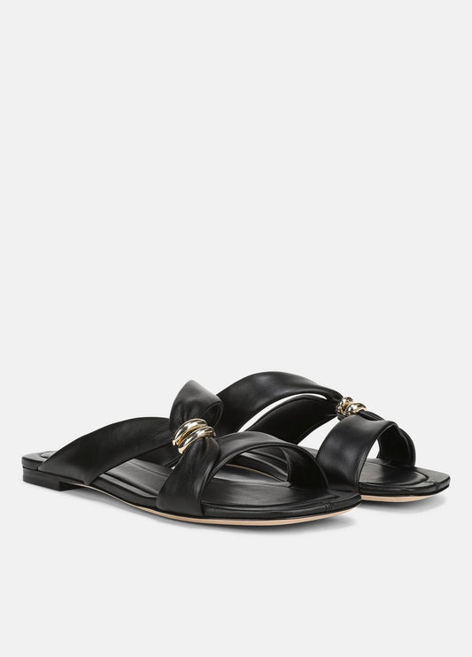 Vilma Leather Slide Sandal in Sandals | VINCE Women