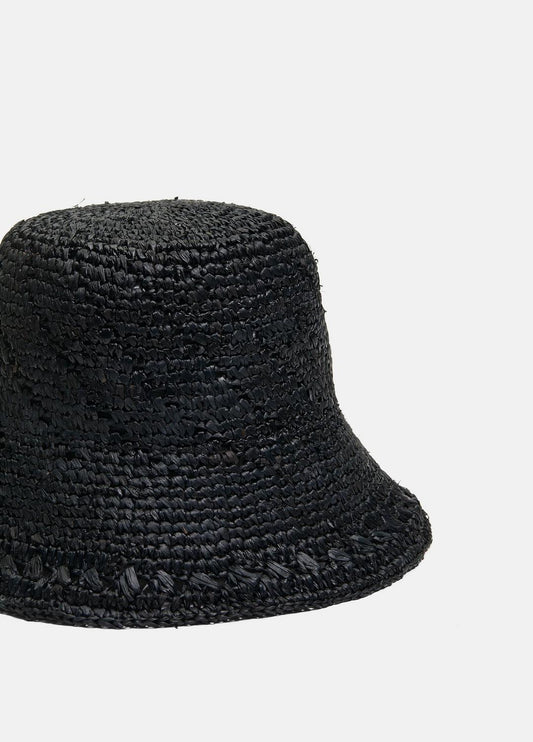 Straw Bucket Hat in Scarves & Hats | VINCE Women