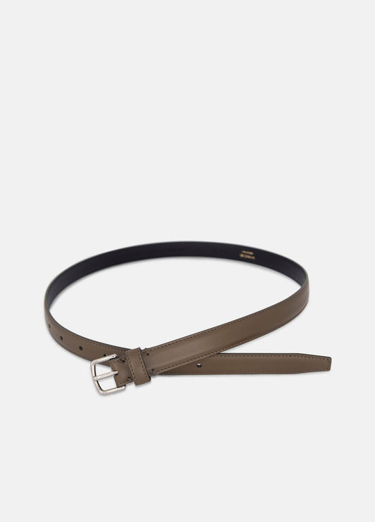 Women’s 20mm Stitched Leather Belt in Belts | VINCE Women