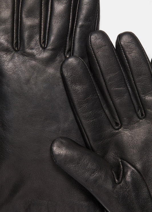 Cashmere-Lined Short Leather Glove in Gloves | VINCE Women