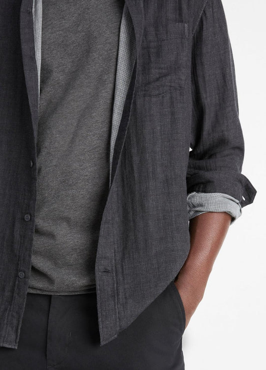 Double Face Long Sleeve in Long Sleeve | VINCE Men