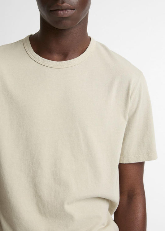 Garment Dye Cotton T-Shirt in Short Sleeve | VINCE Men