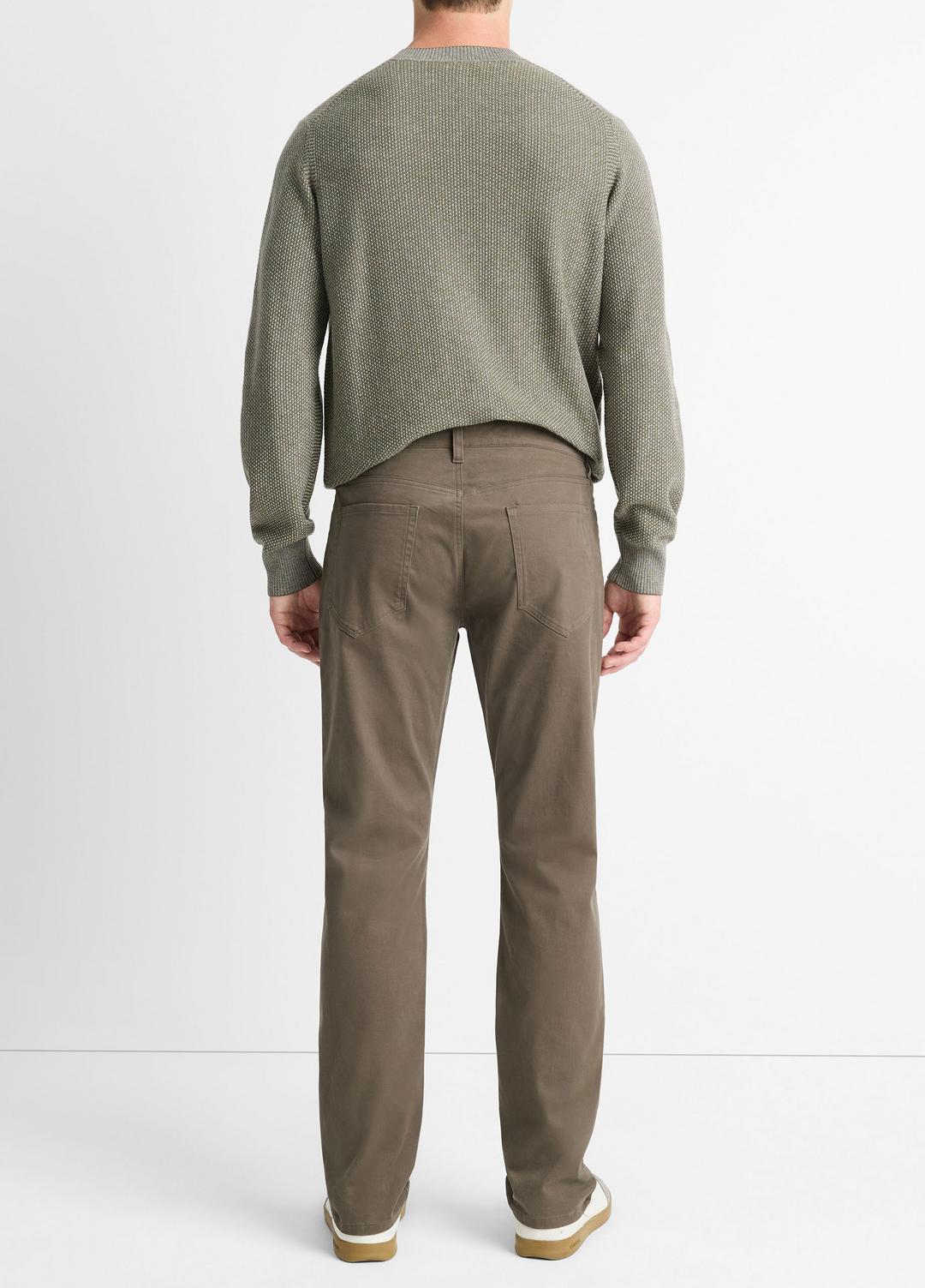 Dylan Slim 5-Pocket Peached Stretch-Cotton Pant in Trousers | VINCE Men