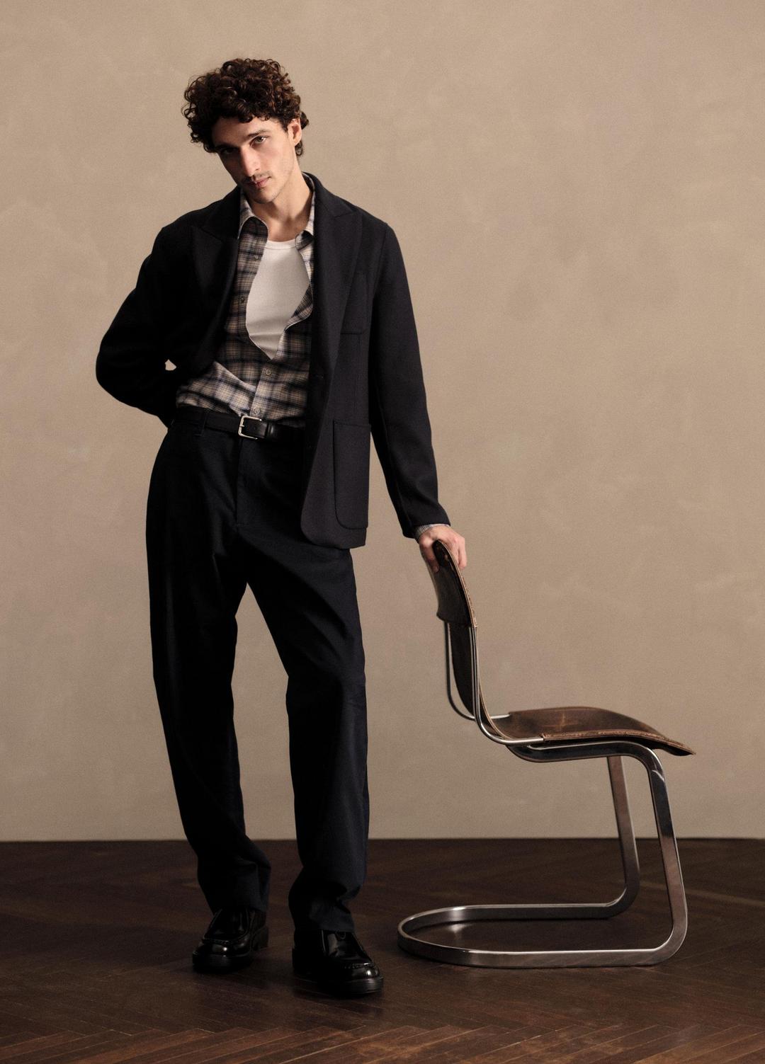 Louie Relaxed Stretch-Cotton Pant in Trousers | VINCE Men