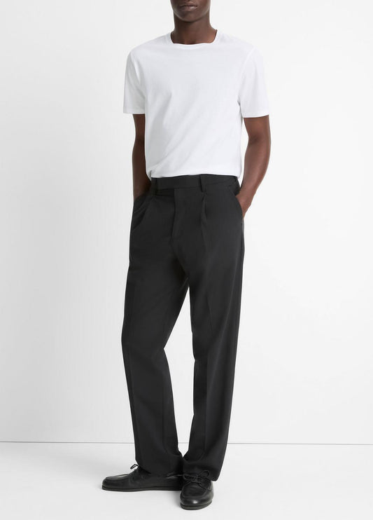 Louie Relaxed Pleated Trouser in Trousers | VINCE Men