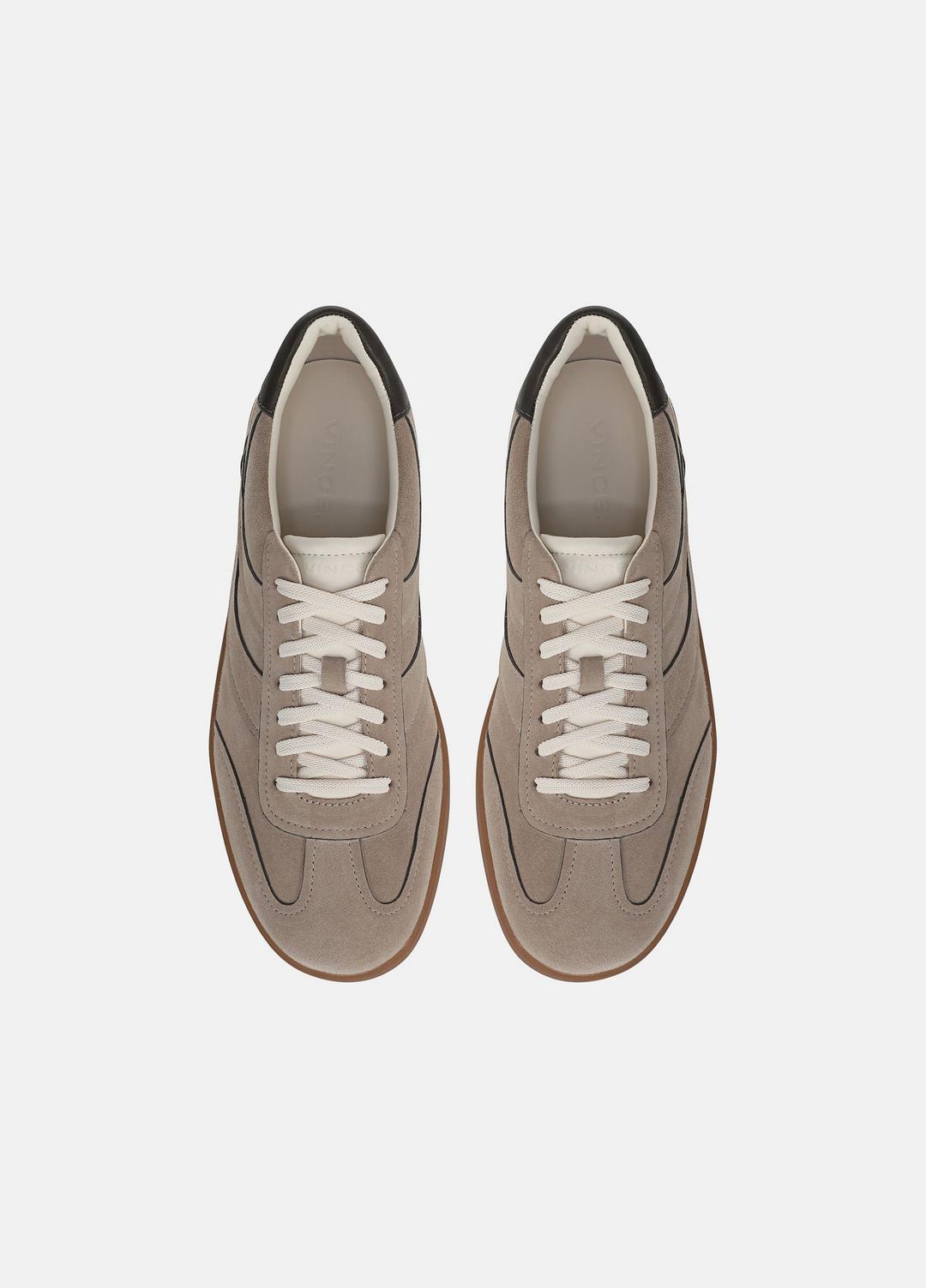 Oasis Contrast-Edge Suede & Leather Sneaker in Sneakers | VINCE Men