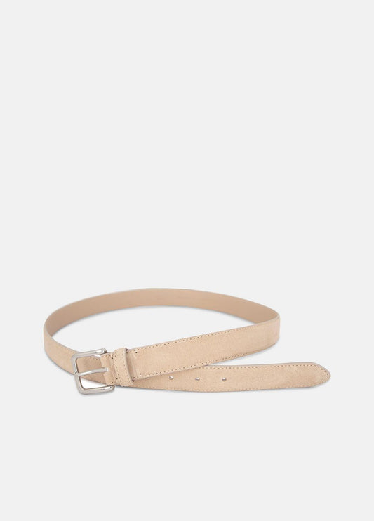 Men's 30mm Stitched Suede Belt in Belts | VINCE Men