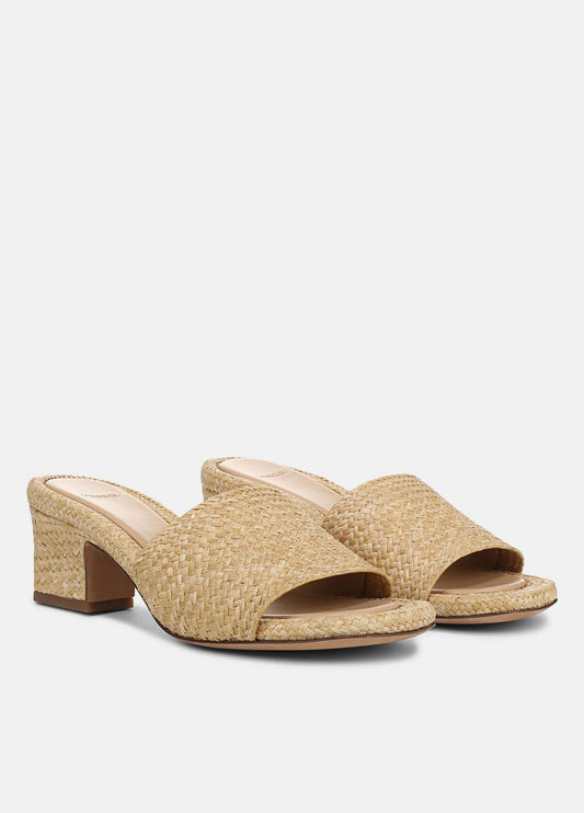 Ariana Raffia Heeled Sandal in Shoes | VINCE Sale