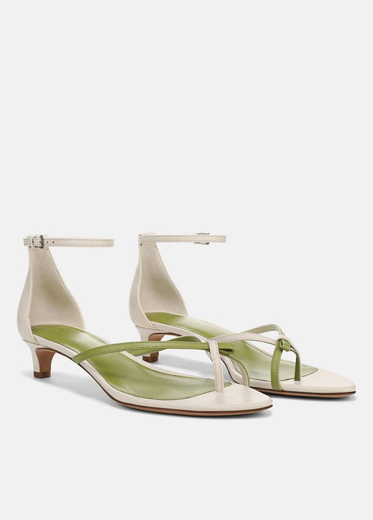 Siri Leather Heeled Sandal in Shoes | VINCE Sale