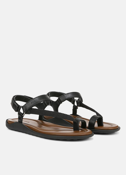 Summer Leather & Canvas Sandal in Shoes | VINCE Sale