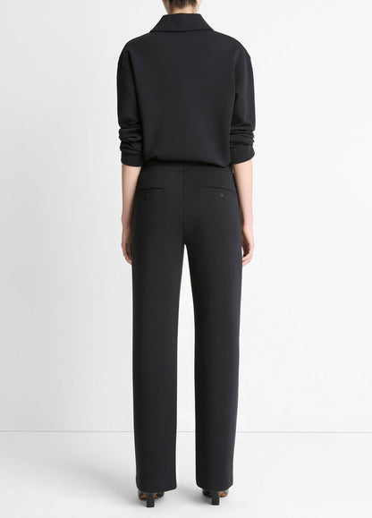 Cotton-Blend Trouser in Trousers | VINCE Women
