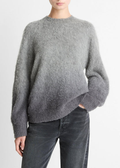 Ombré Alpaca & Wool-Blend Sweater in Crew Neck | VINCE Women