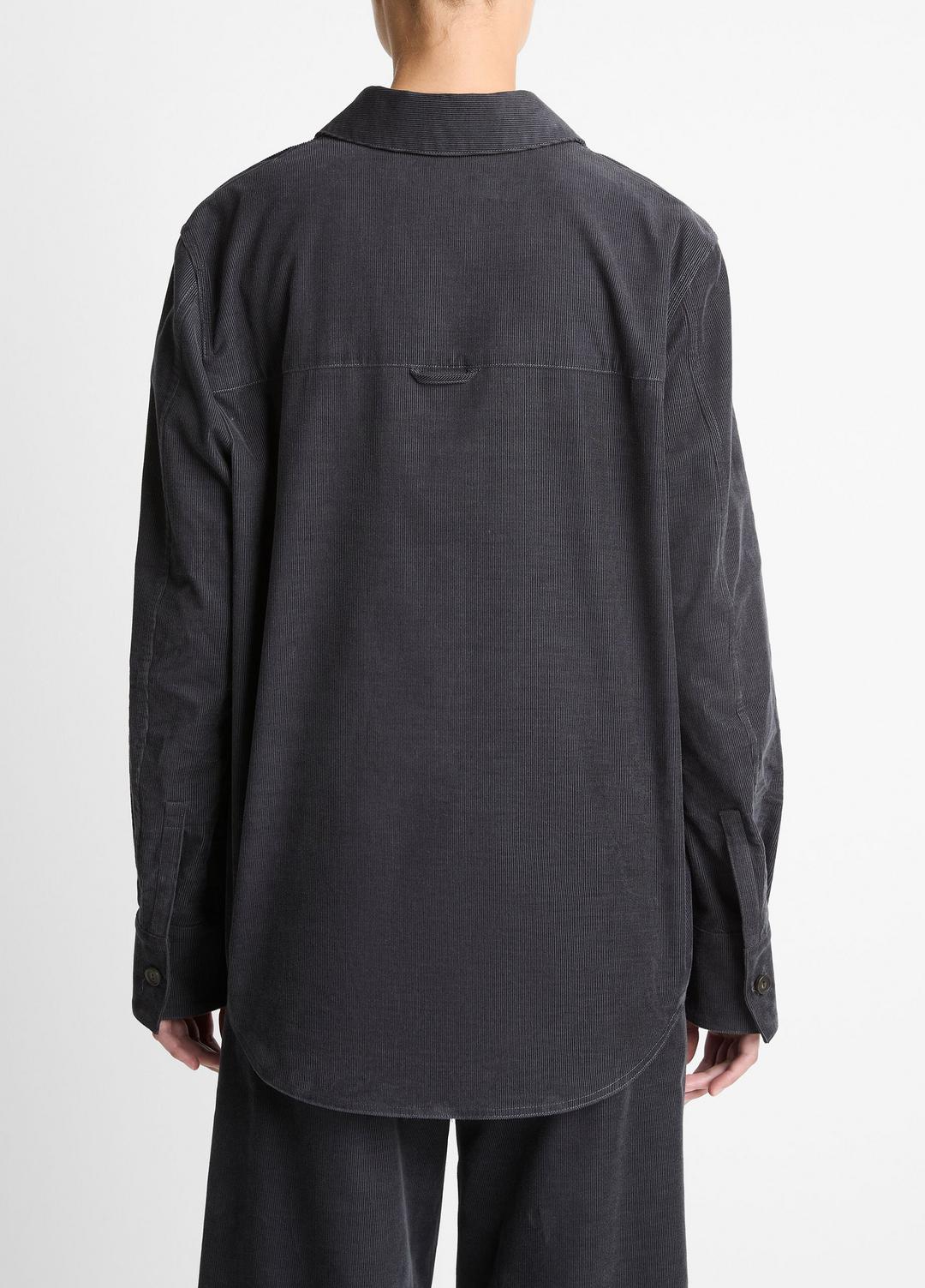 Cotton Corduroy Oversized Shirt in Long Sleeve | VINCE Women