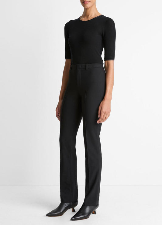 Cotton-Blend Slim Cigarette Pant in Trousers | VINCE Women
