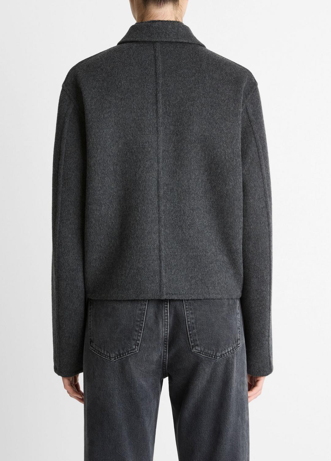 Wool & Cashmere-Blend Short Jacket in Jackets | VINCE Women