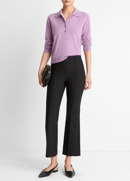 Cashmere-Silk Polo Sweater in Cashmere | VINCE Women