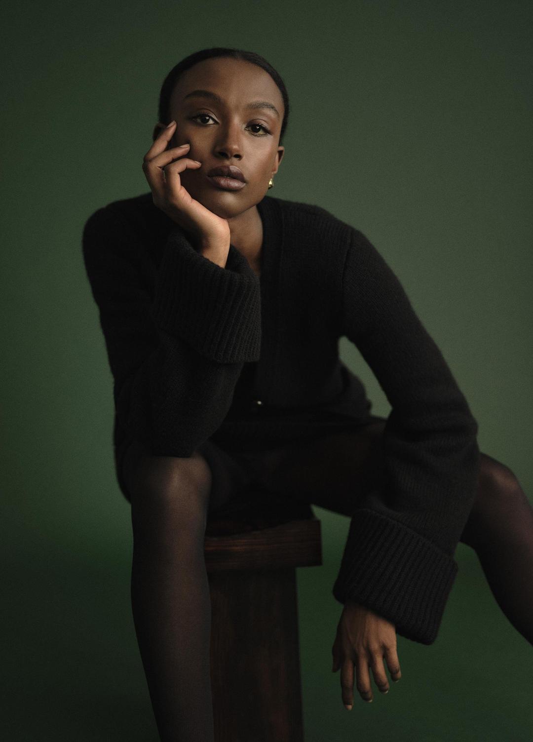 Double-Face Wool & Cashmere-Blend Cardigan in Cardigans | VINCE Women