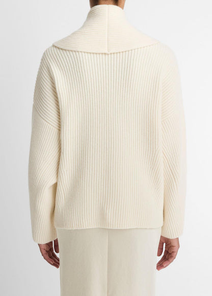 Wool-Blend Draped Sweater Coat in Sweaters | VINCE Women