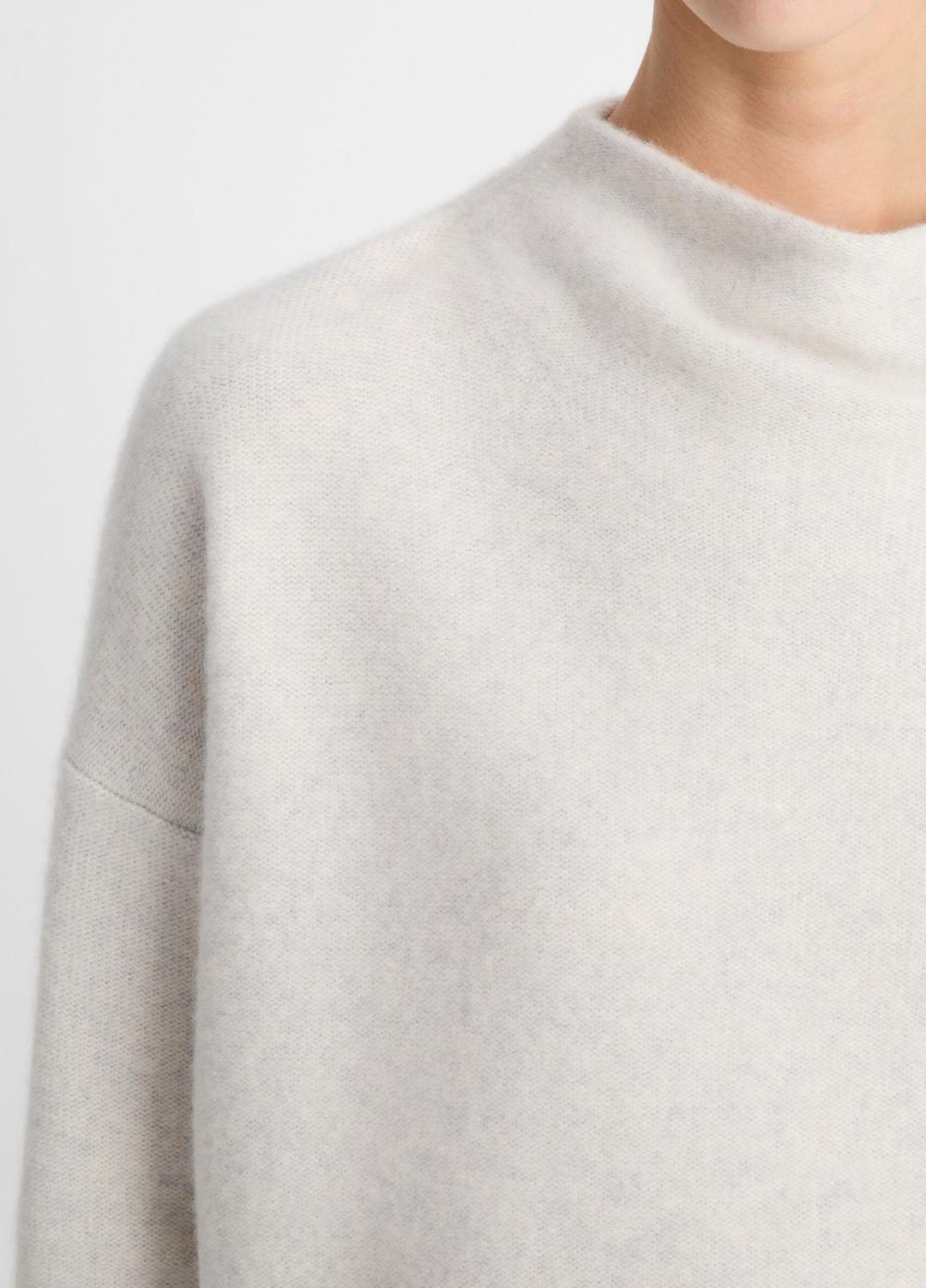 Plush Cashmere Funnel-Neck Sweater in Turtleneck | VINCE Women