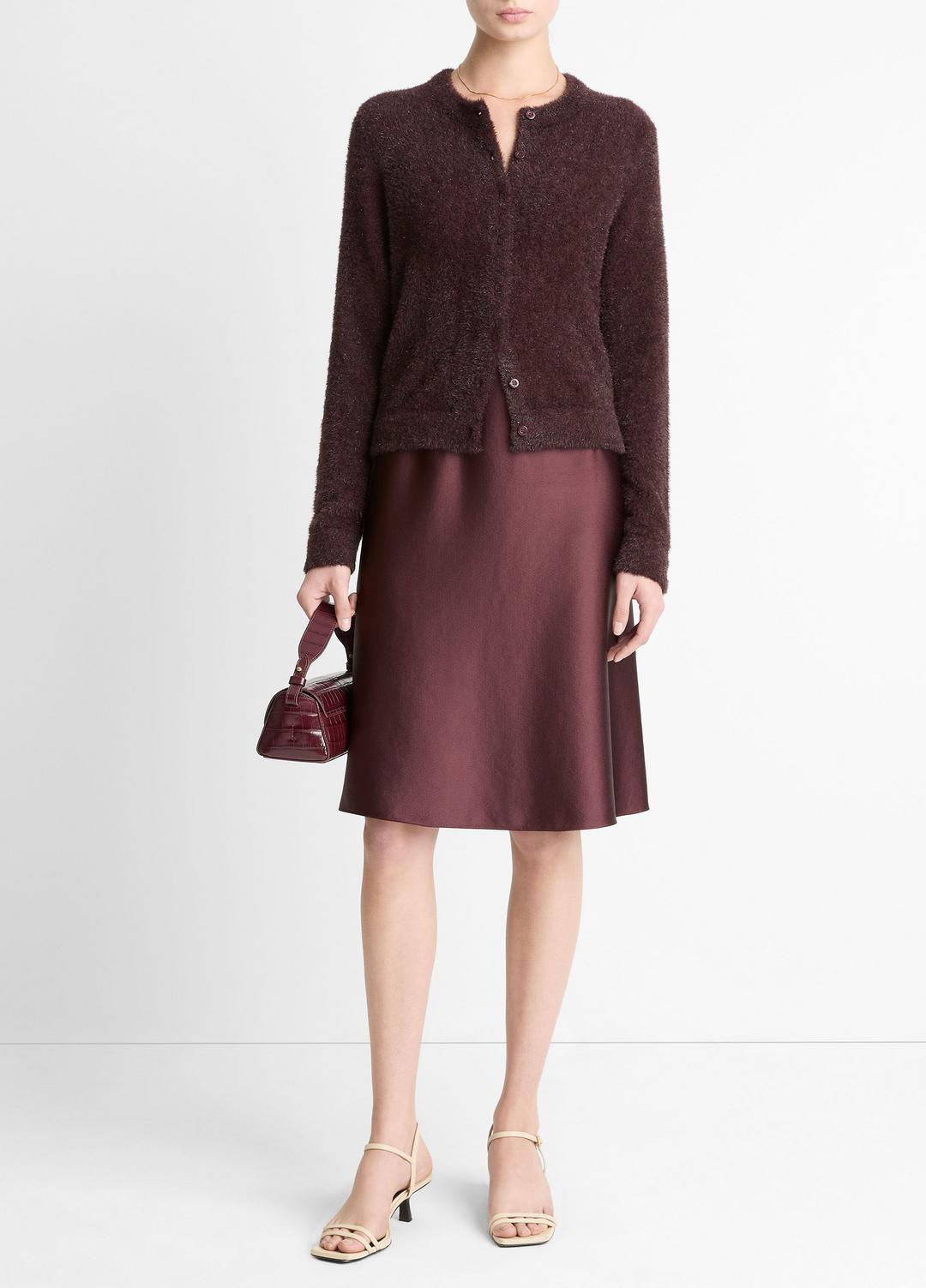 Metallic Eyelash Cardigan in Cardigans | VINCE Women