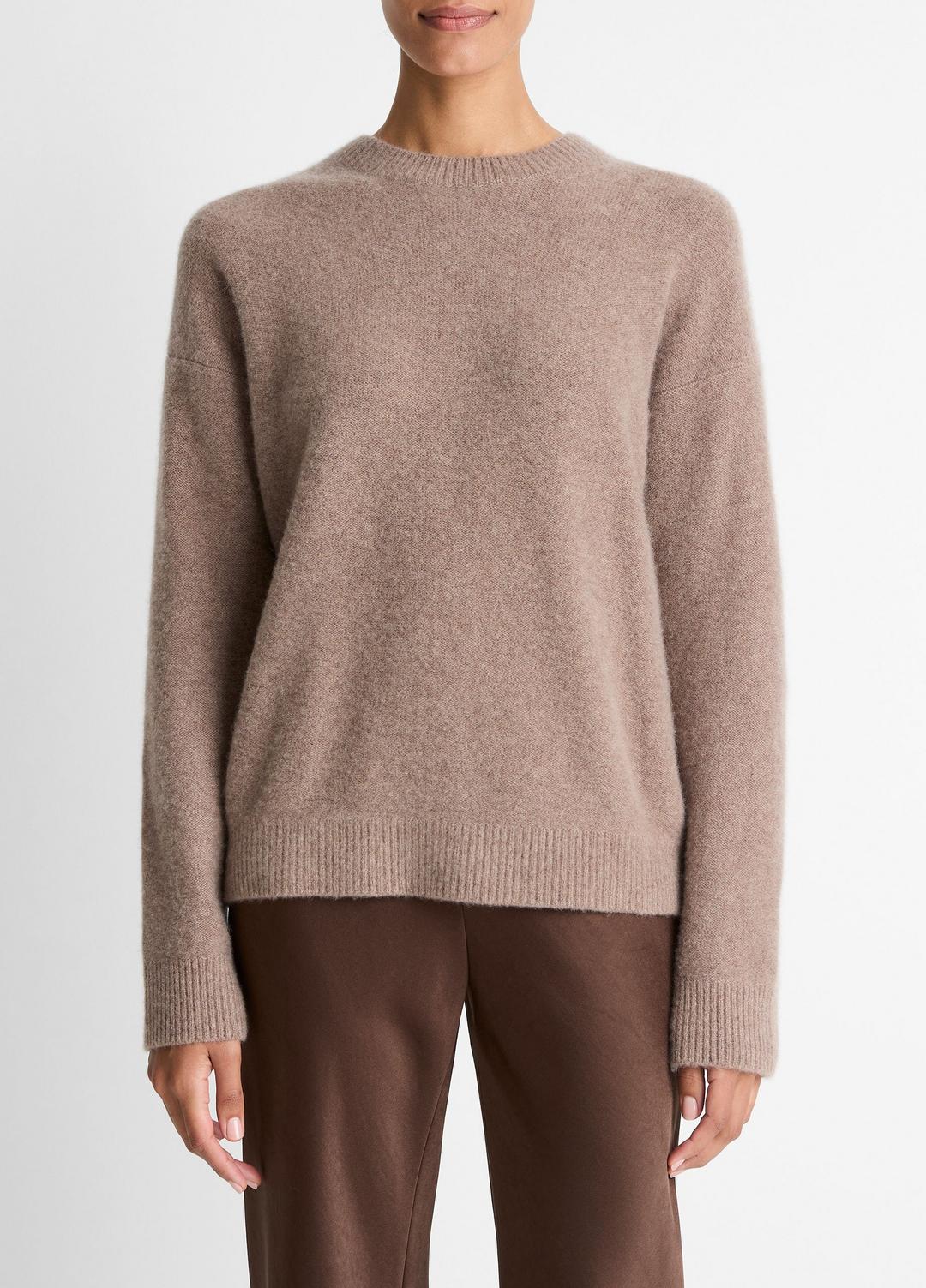 Plush Cashmere Crew Neck Sweater in Crew Neck | VINCE Women