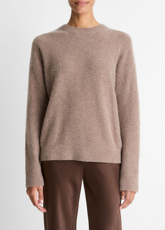 Plush Cashmere Crew Neck Sweater in Crew Neck | VINCE Women