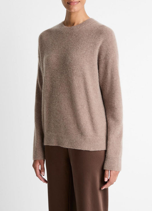 Plush Cashmere Crew Neck Sweater in Crew Neck | VINCE Women