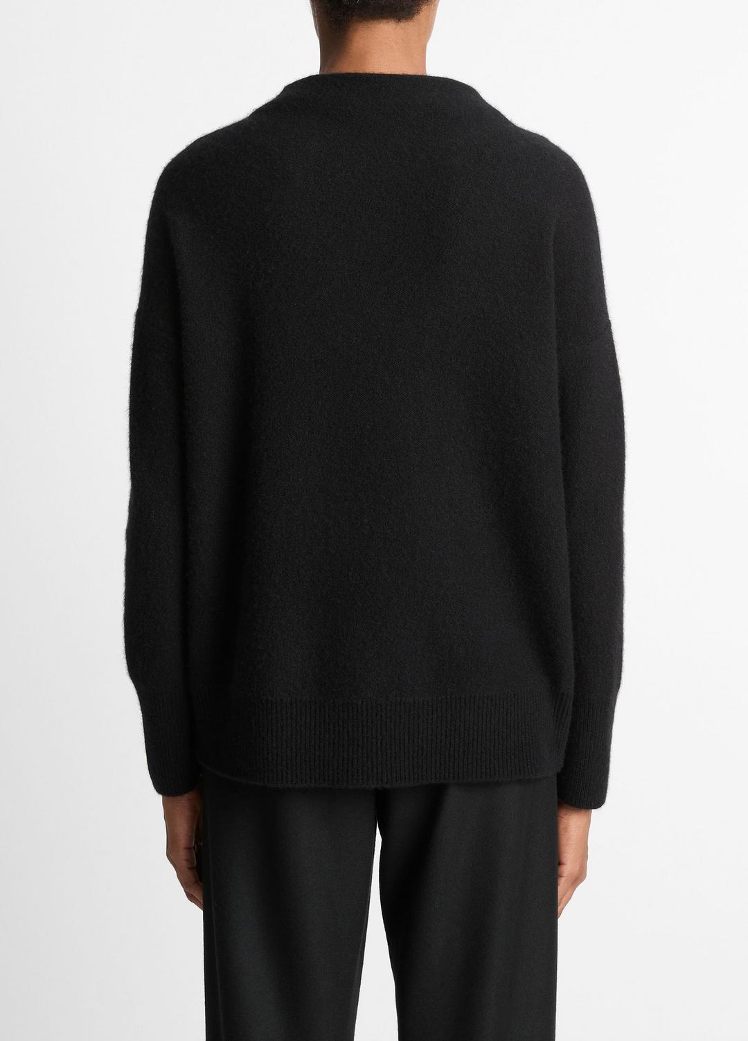 Plush Cashmere Funnel-Neck Sweater in Turtleneck | VINCE Women