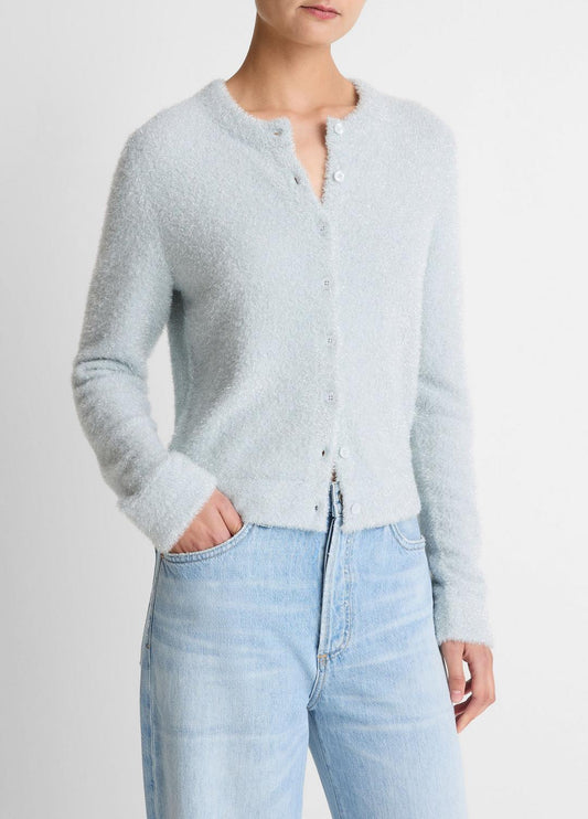 Metallic Eyelash Cardigan in Cardigans | VINCE Women