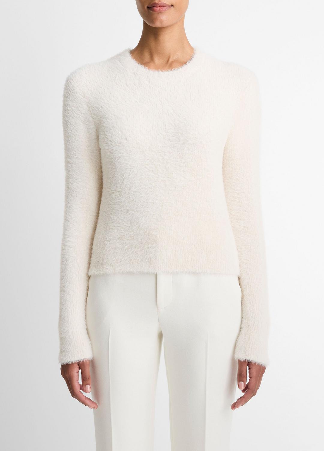 Eyelash Crew Neck Sweater in Crew Neck | VINCE Women