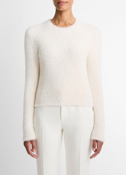 Eyelash Crew Neck Sweater in Crew Neck | VINCE Women
