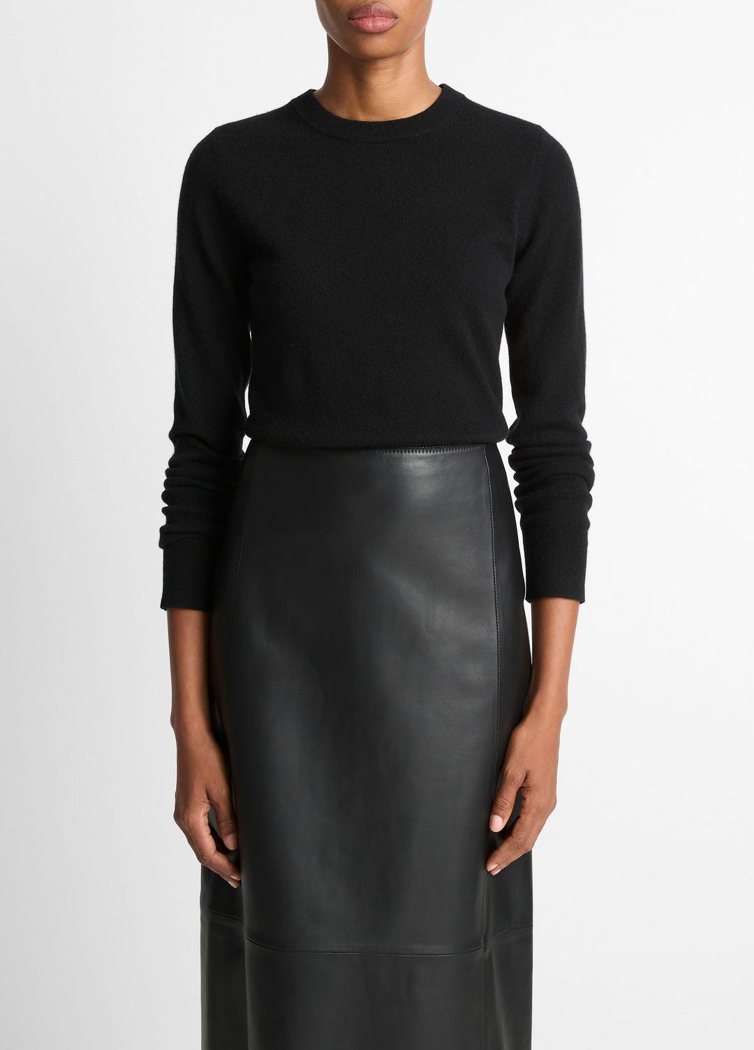 Cashmere Crew Neck Sweater in Crew Neck | VINCE Women