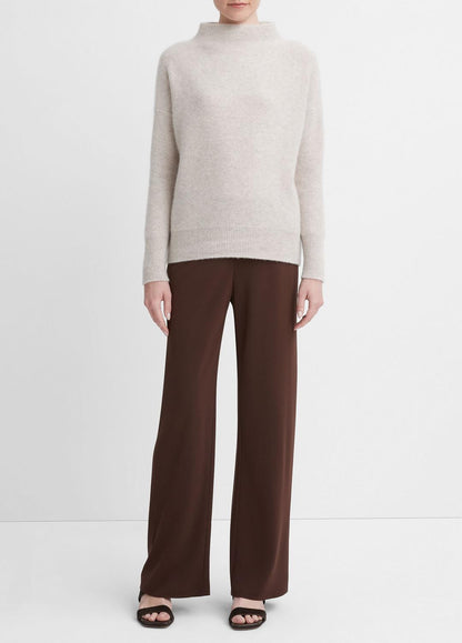 Plush Cashmere Funnel-Neck Sweater in Turtleneck | VINCE Women