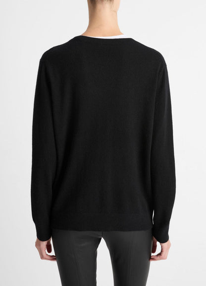 Cashmere Weekend V-Neck Sweater in V-Neck | VINCE Women