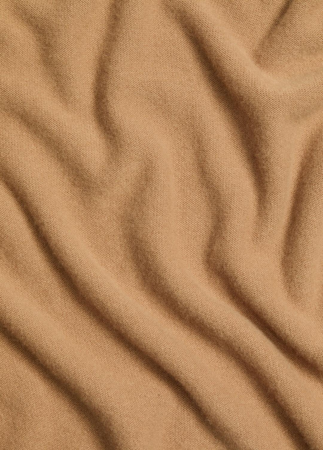 Merino Wool-Cashmere Funnel-Neck Poncho in Accessories | VINCE Women