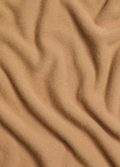 Merino Wool-Cashmere Funnel-Neck Poncho in Accessories | VINCE Women