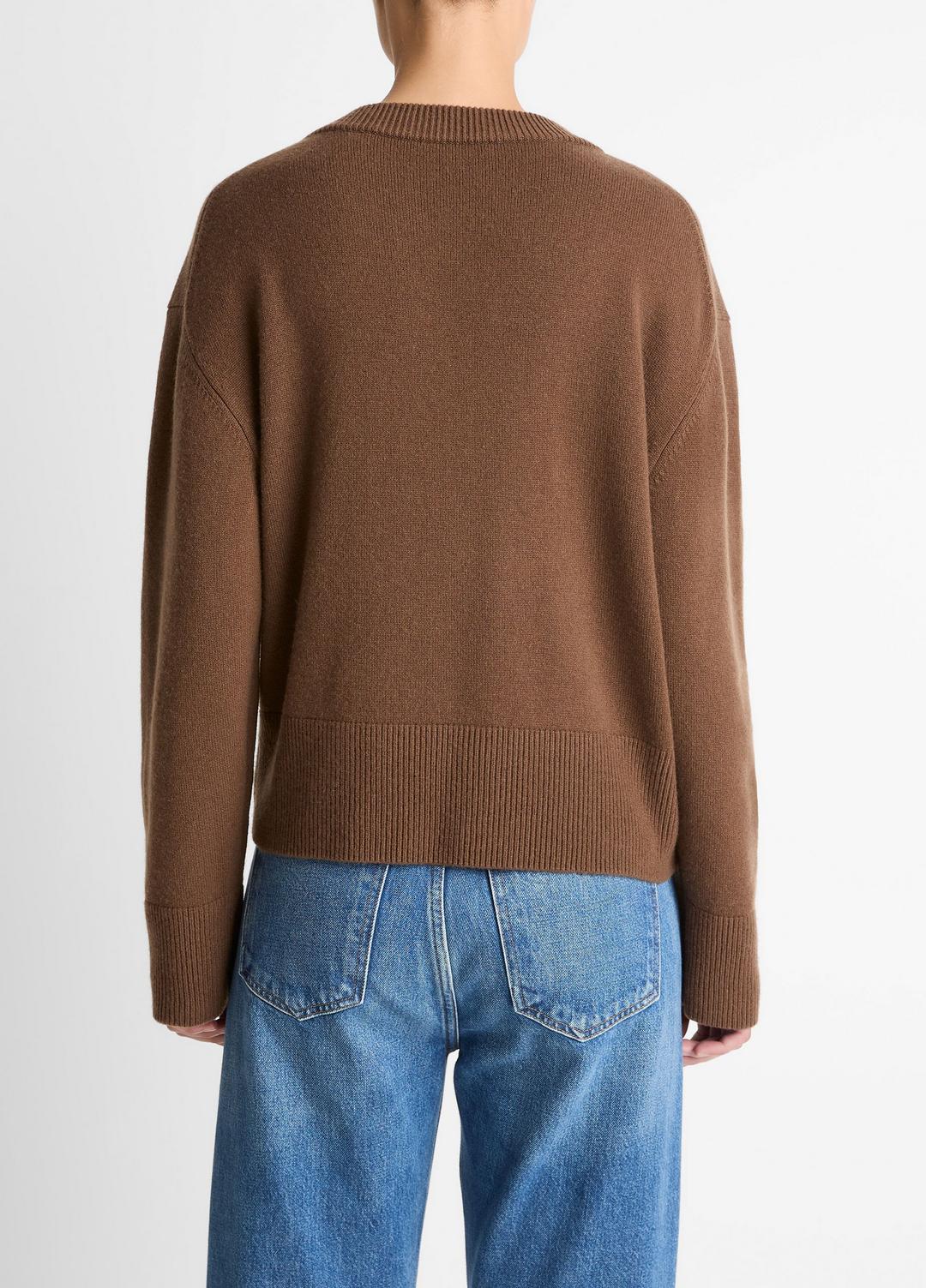 Wool-Cashmere V-Neck Sweater in V-Neck | VINCE Women