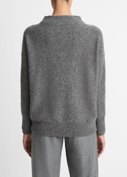 Donegal Cashmere Funnel-Neck Sweater in Turtleneck | VINCE Women