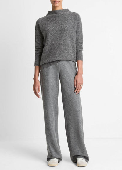 Donegal Cashmere Funnel-Neck Sweater in Turtleneck | VINCE Women