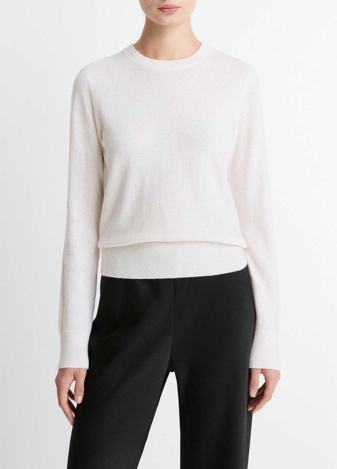 Cashmere Crew Neck Sweater in Crew Neck | VINCE Women