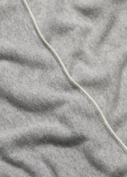 Tipped Jersey-Knit Cashmere Cape in Sweaters | VINCE Women