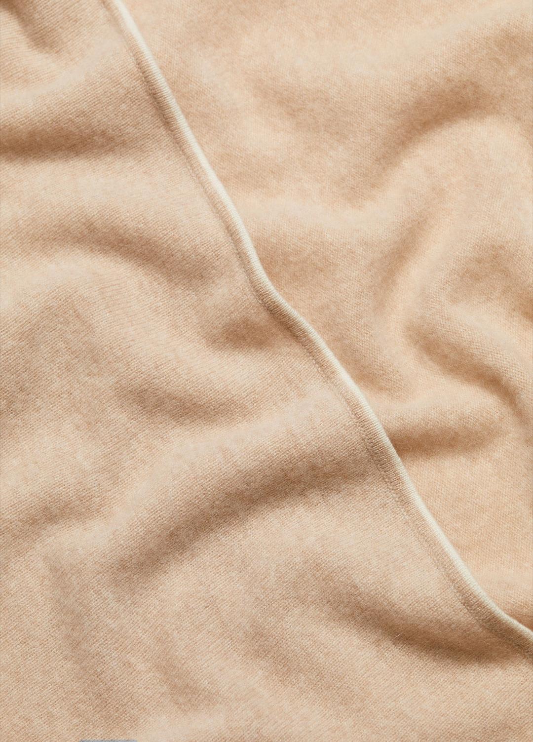 Tipped Jersey-Knit Cashmere Cape in Sweaters | VINCE Women